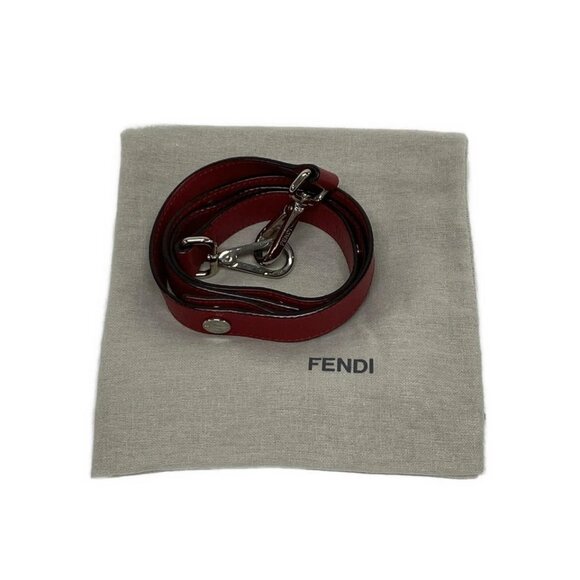 FENDI By The Way Bordeaux Leather - Handbag 660-072925 - Picture 14 of 14